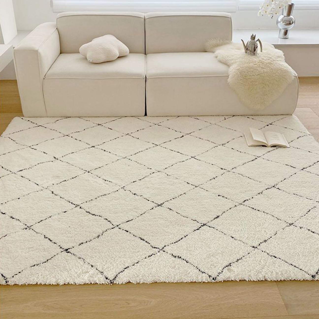 ハンドメイド モロッカンラグ ベニワレン Mサイズ ベニワレン ラグ